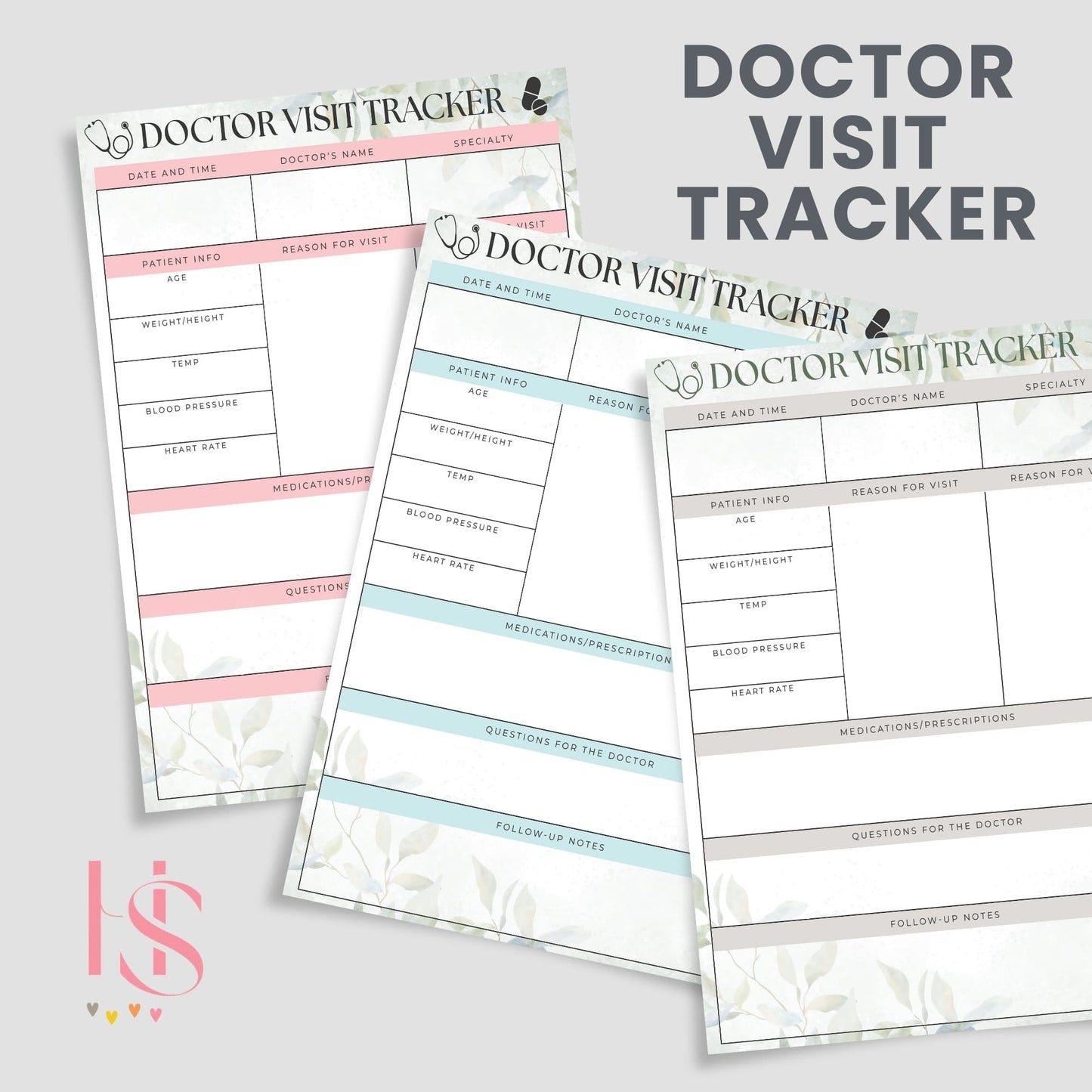 Stay organized and stress-free with this Printable Doctor Visit Tracker, designed to help you manage appointments, medications, and follow-ups with ease. Whether for personal health management or caregiving, this tracker is the perfect tool to streamline your healthcare routine.