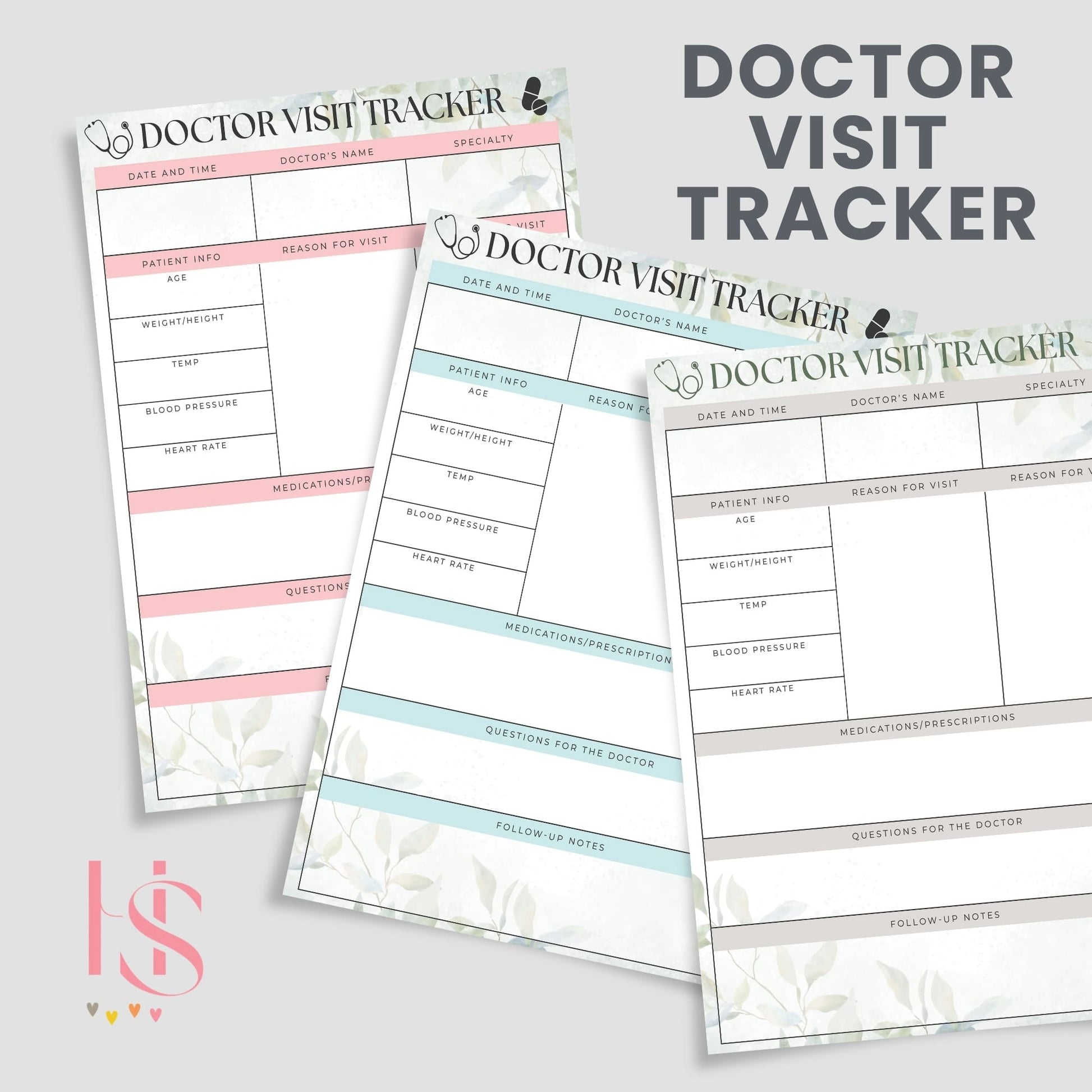 Stay organized and stress-free with this Printable Doctor Visit Tracker, designed to help you manage appointments, medications, and follow-ups with ease. Whether for personal health management or caregiving, this tracker is the perfect tool to streamline your healthcare routine.