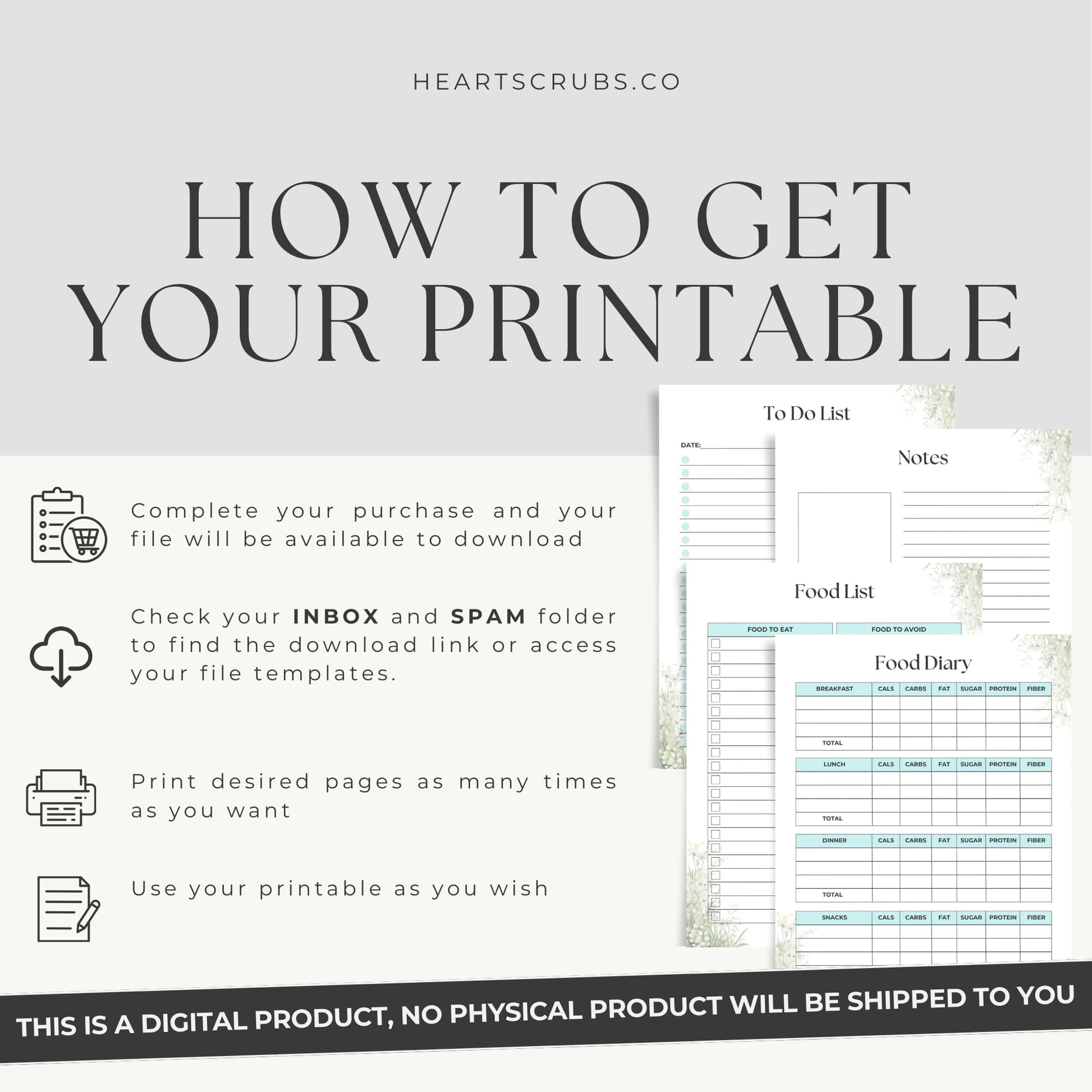 Simplify your health with our Printable Medical Tracker 80+ Pages Bundle. Track medical records, symptoms, diet, sleep, exercise, medications, and emergencies. Perfect for caregivers, chronic illness management, and personal wellness planning. Instant download in JPG & PDF!